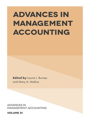 cover image of Advances in Management Accounting, Volume 31